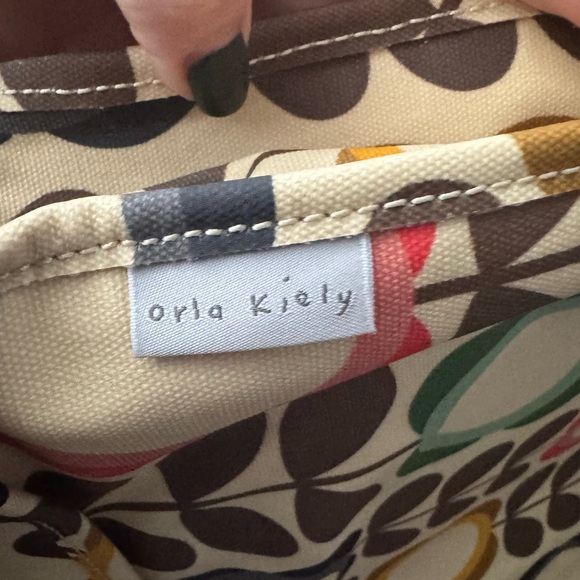 Orla Kiely Coated Canvas Large Tote Bag - Picture 3 of 5